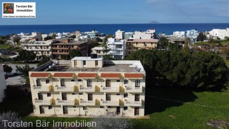 Kalamaki Exklusives Hotel 14 Zimmer zum Verkauf in Kalamaki, Kreta Gewerbe kaufen
